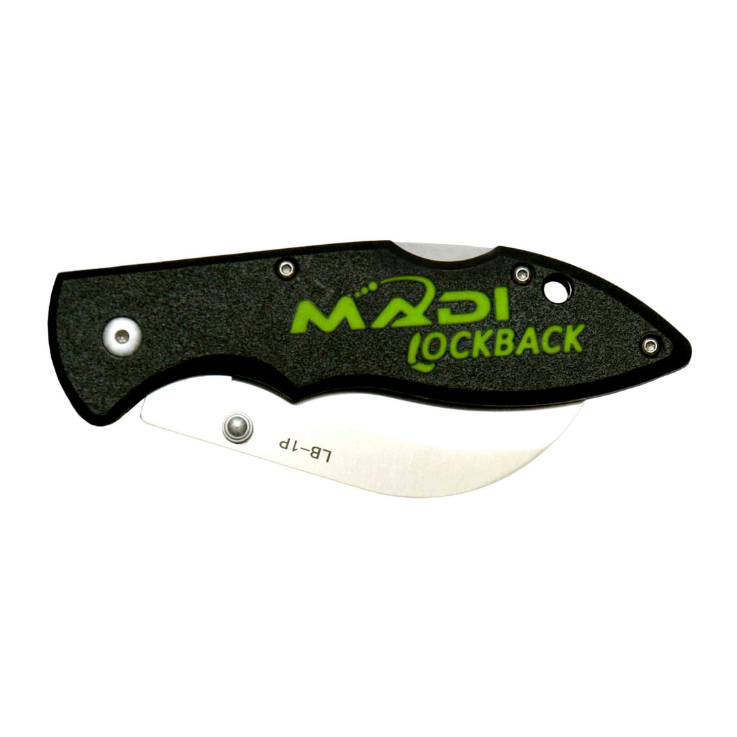 Lockback Pointed Lineman Knife - MADI Lineman Tools