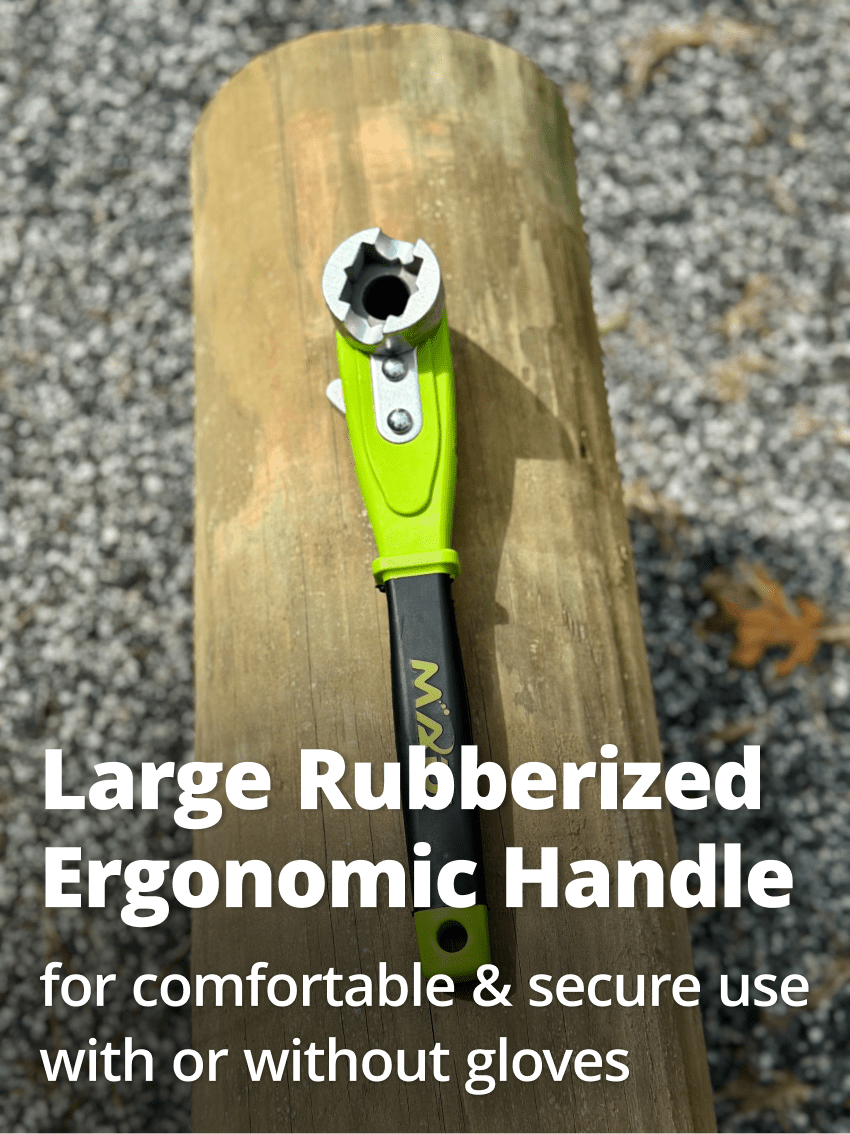 5 - in - 1 Slotted Insulated Big Wrench - MADI Lineman Tools