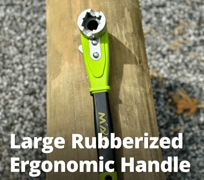 5 - in - 1 Slotted Insulated Big Wrench - MADI Lineman Tools