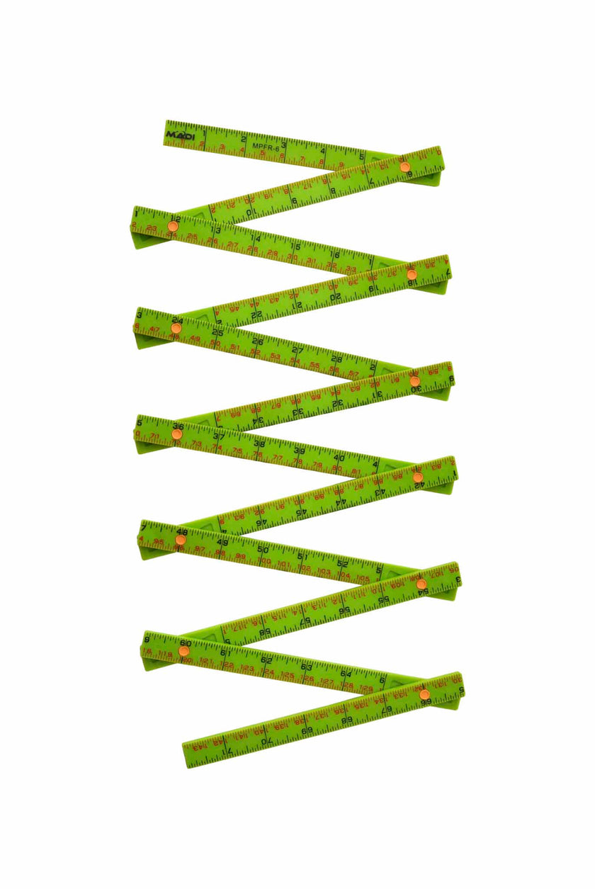 6' Fiberglass Folding Ruler - MADI Lineman Tools