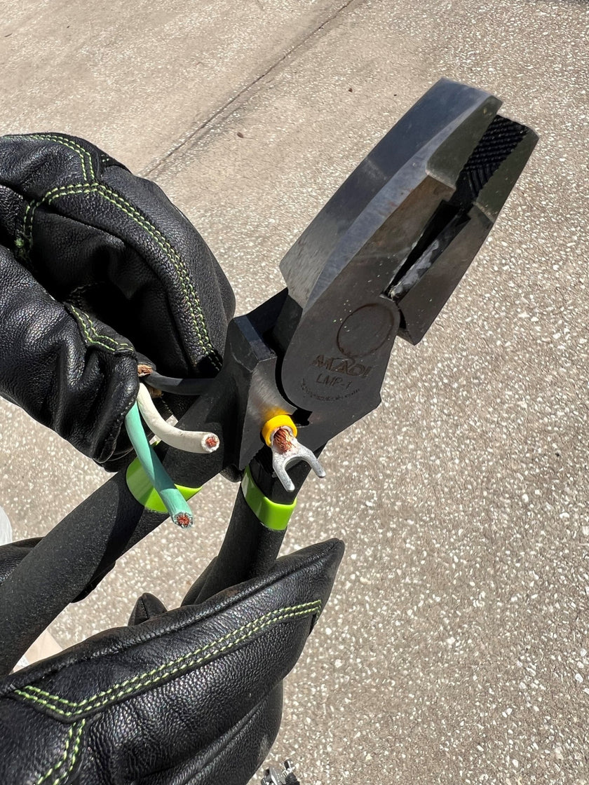 9″ High Leverage Lineman Pliers - MADI Lineman Tools