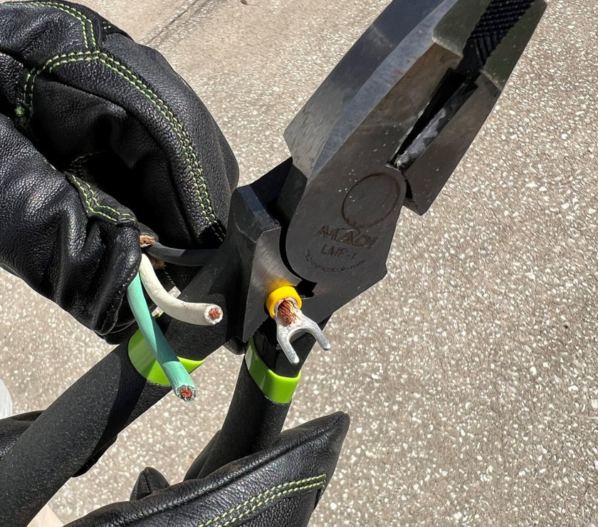 9″ High Leverage Lineman Pliers - MADI Lineman Tools