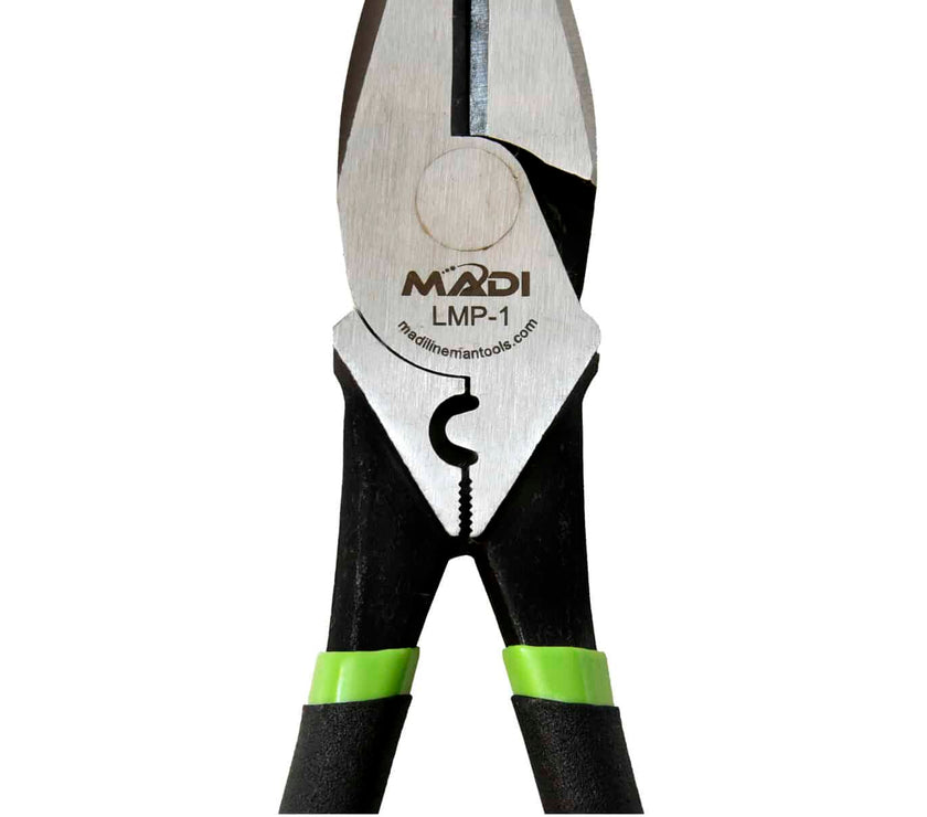 9″ High Leverage Lineman Pliers - MADI Lineman Tools