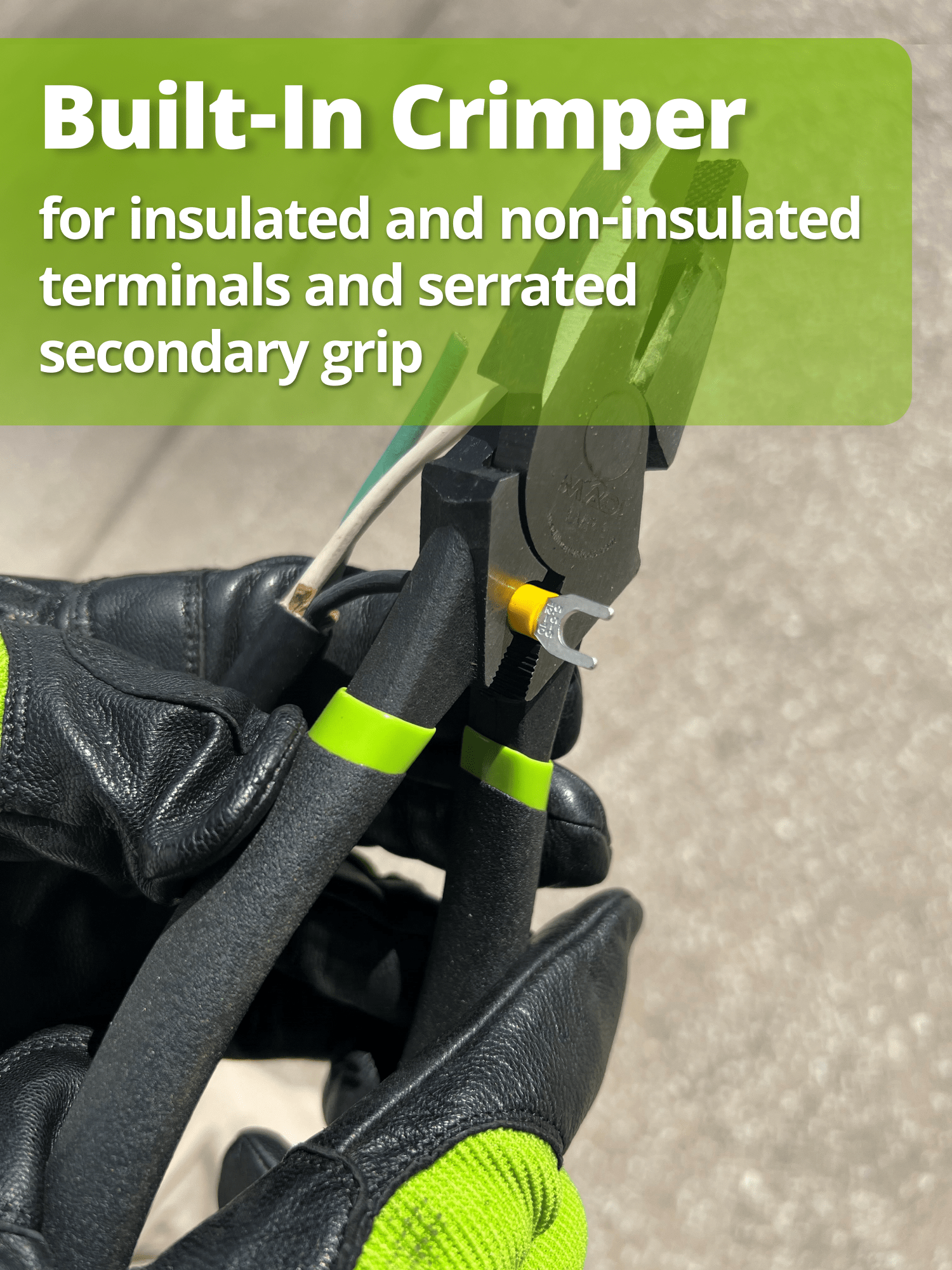 9″ High Leverage Lineman Pliers - MADI Lineman Tools