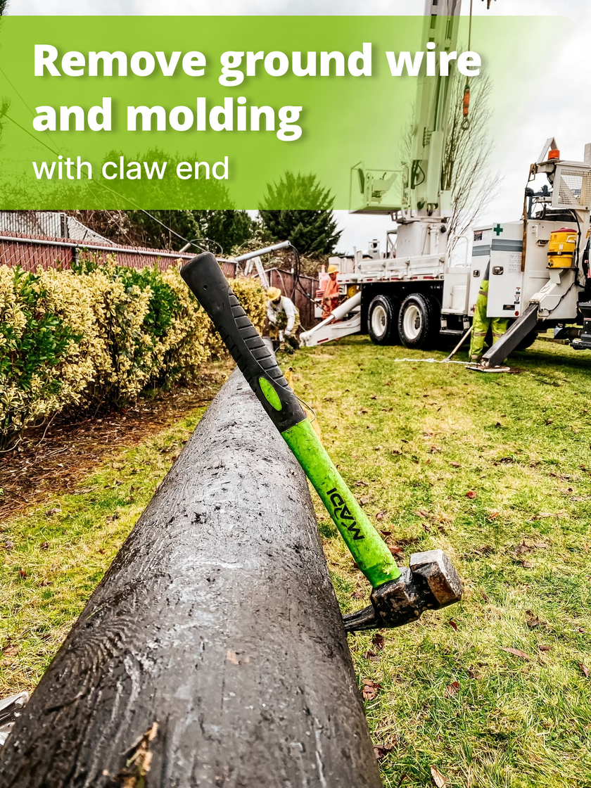 Claw Milled Lineman Hammer
