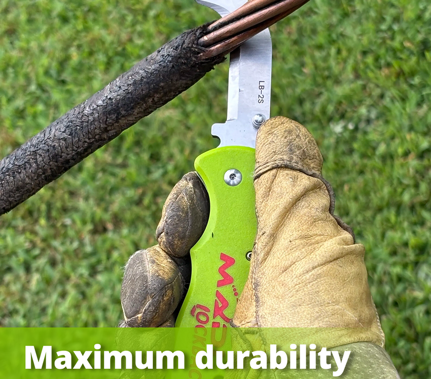 Lockback Safety Blade Lineman Knife