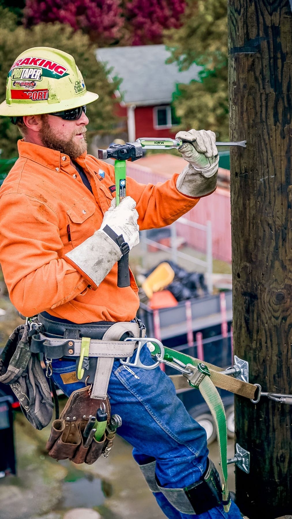 MADI Milled Lineman Hammer | Non-Conductive & Built for Power