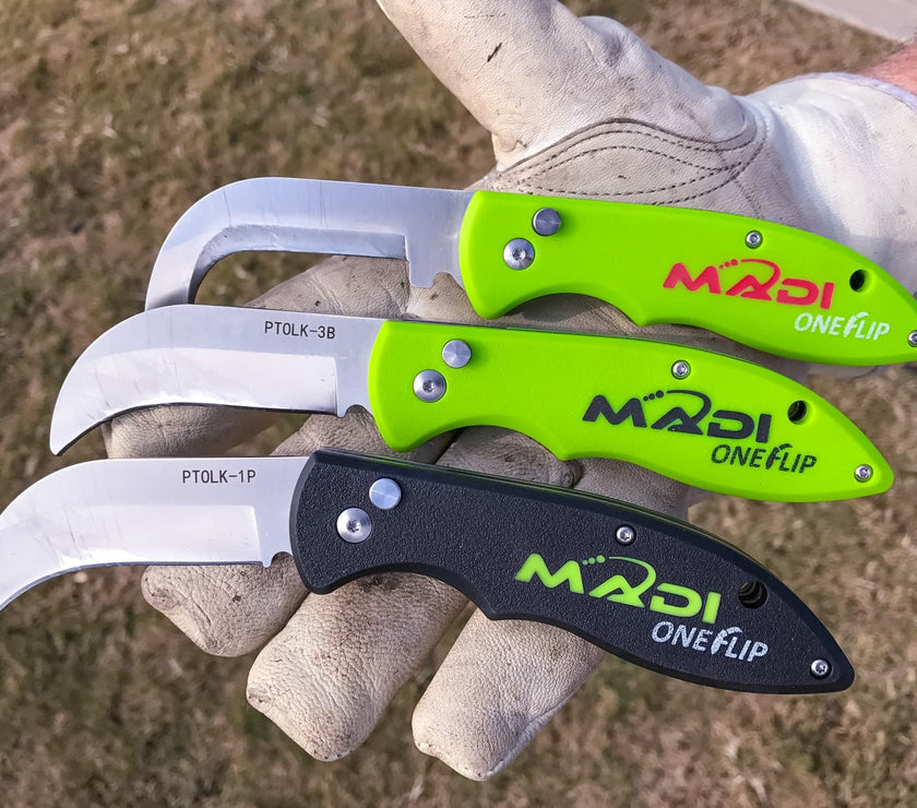 OneFlip™ Safety Blade Lineman Knife