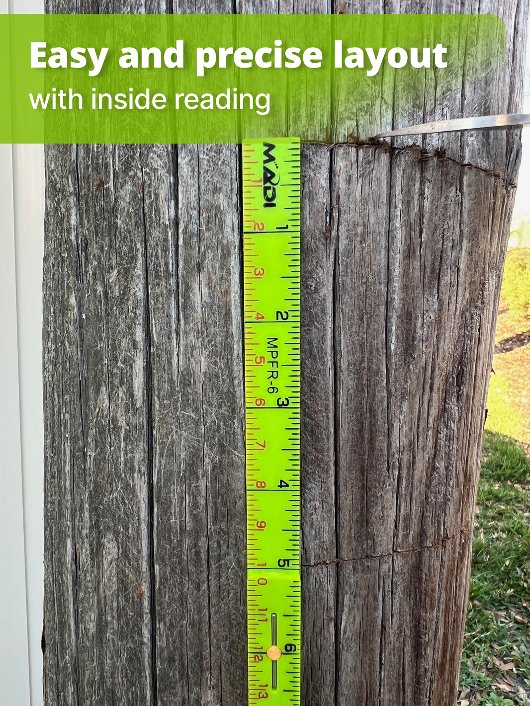 6' Fiberglass Folding Ruler