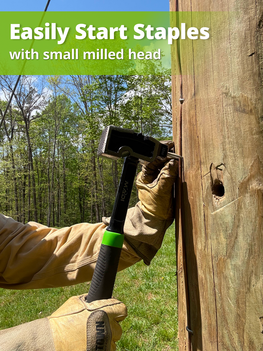 All-Steel Milled Lineman Hammer