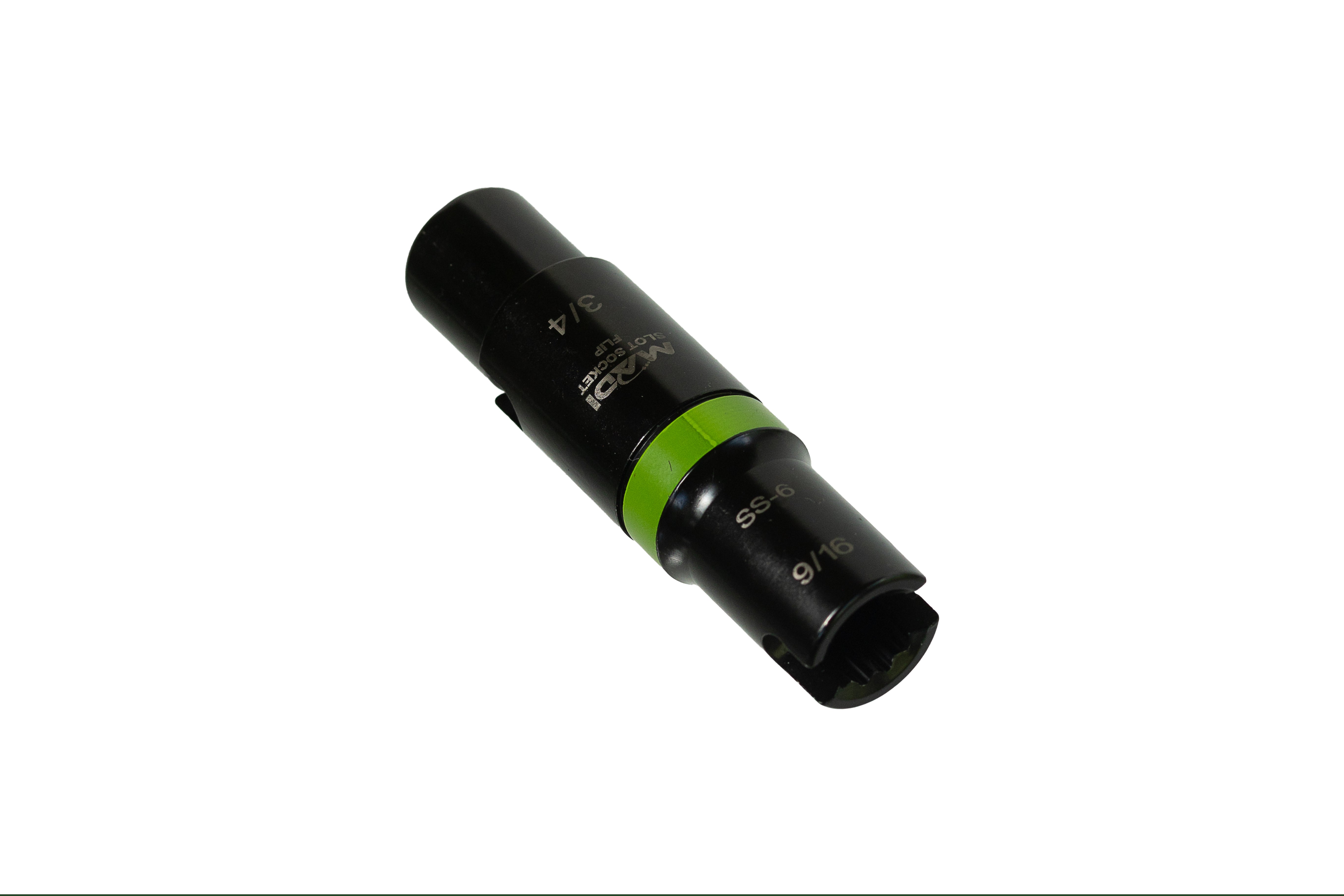 Slot Socket™ Deep Flip Impact 3-in-1 Hex:  9/16" and 3/4"