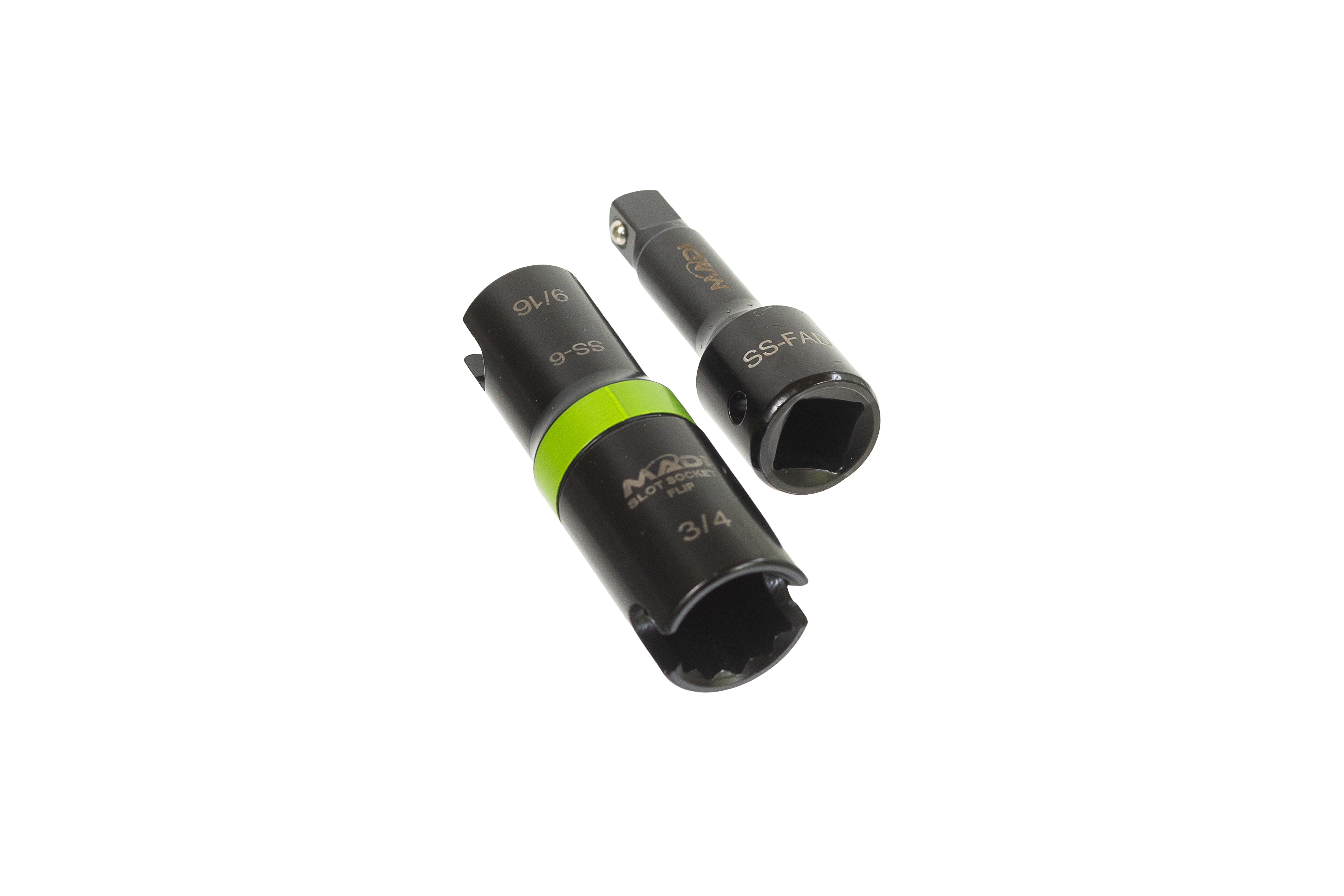 Slot Socket™ Deep Flip Impact 3-in-1 Hex:  9/16" and 3/4"