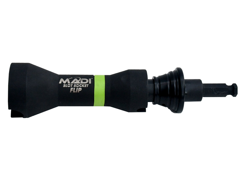 Compact Slot Socket Flip with Secure Lock Adapter