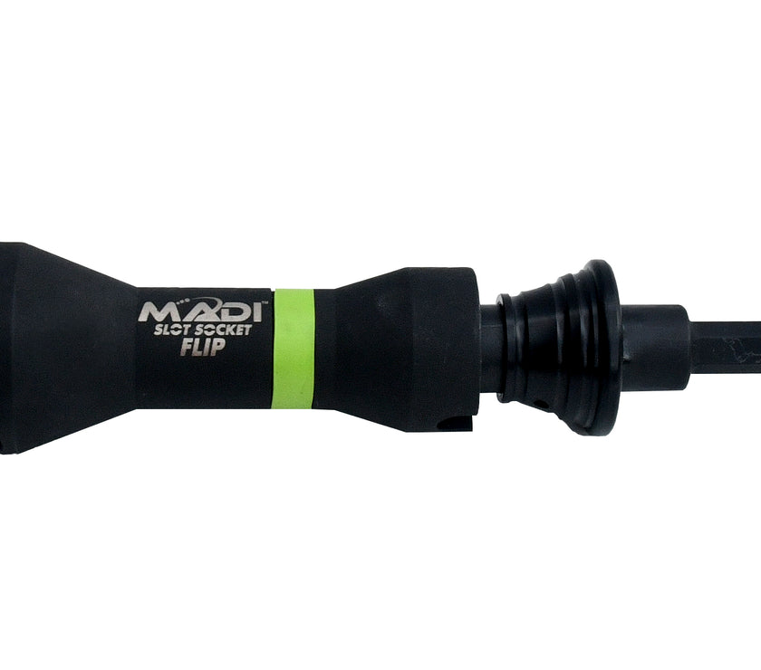 Compact Slot Socket Flip with Secure Lock Adapter