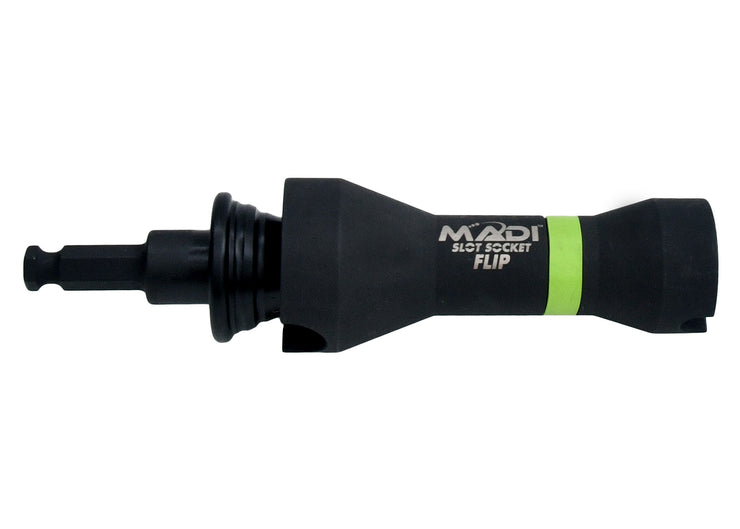 Compact Slot Socket Flip with Secure Lock Adapter