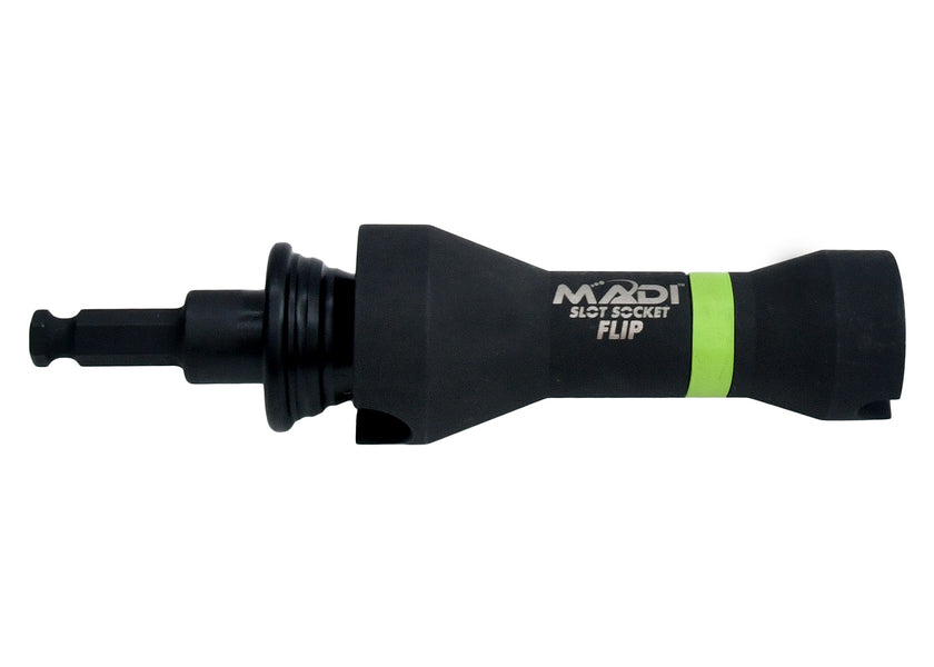 Compact Slot Socket Flip with Secure Lock Adapter