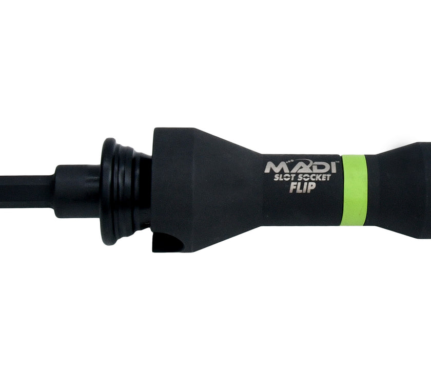 Compact Slot Socket Flip with Secure Lock Adapter