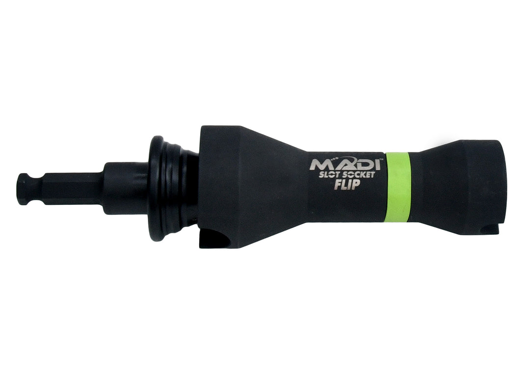 Compact Slot Socket Flip with Secure Lock Adapter
