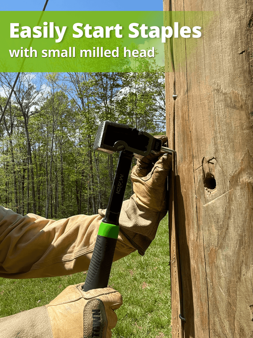 All - Steel Milled Lineman Hammer - MADI Lineman Tools