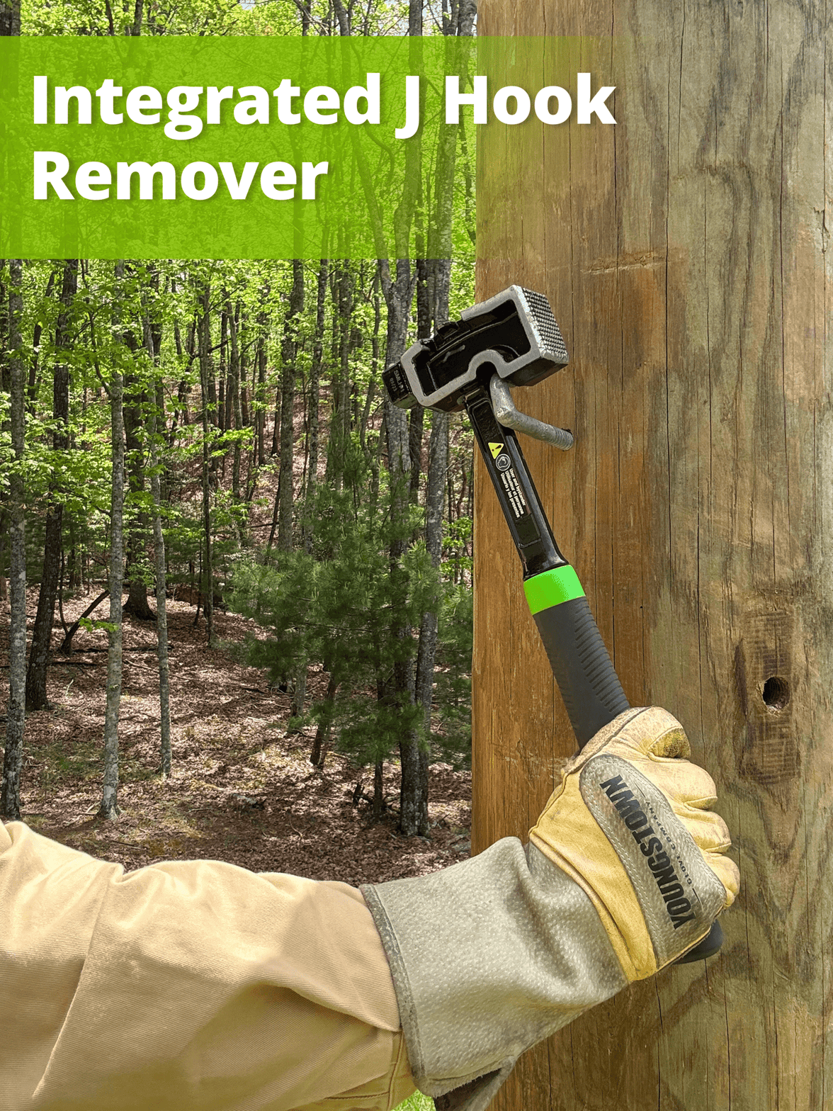 All - Steel Milled Lineman Hammer - MADI Lineman Tools