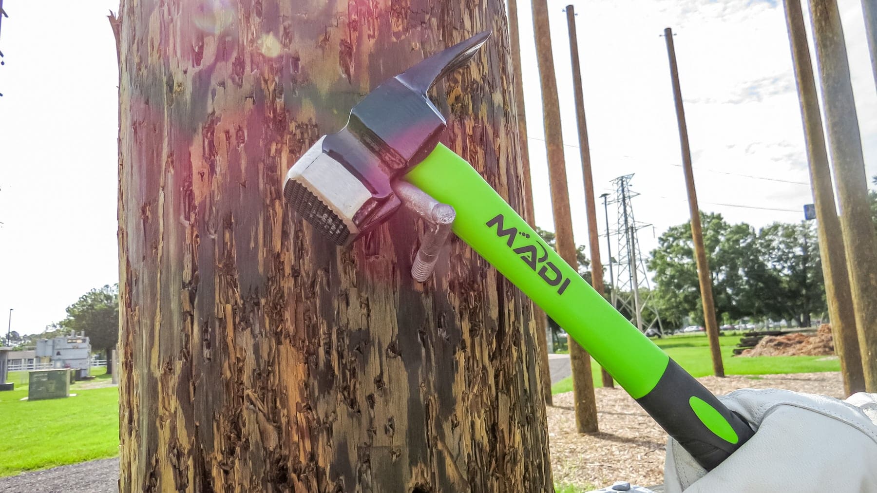 Claw Milled Lineman Hammer - MADI Lineman Tools