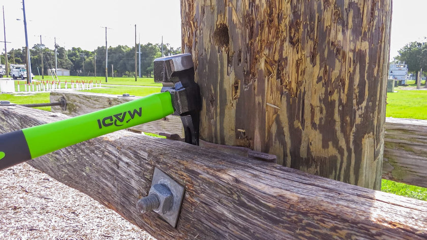 Claw Milled Lineman Hammer - MADI Lineman Tools