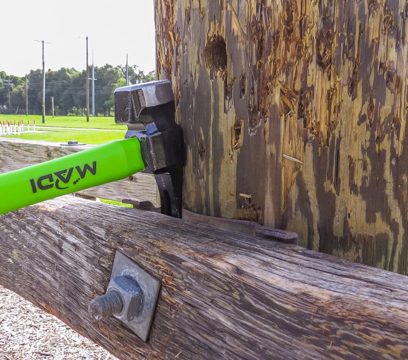 Claw Milled Lineman Hammer - MADI Lineman Tools