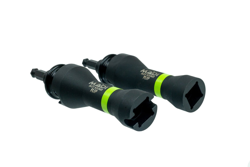 Compact Slot Socket Flip with Secure Lock Adapter - MADI Lineman Tools
