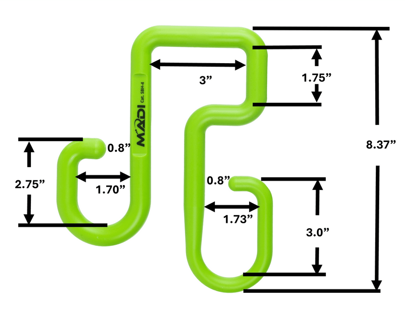 Double Safety Bucket Hook - MADI Lineman Tools