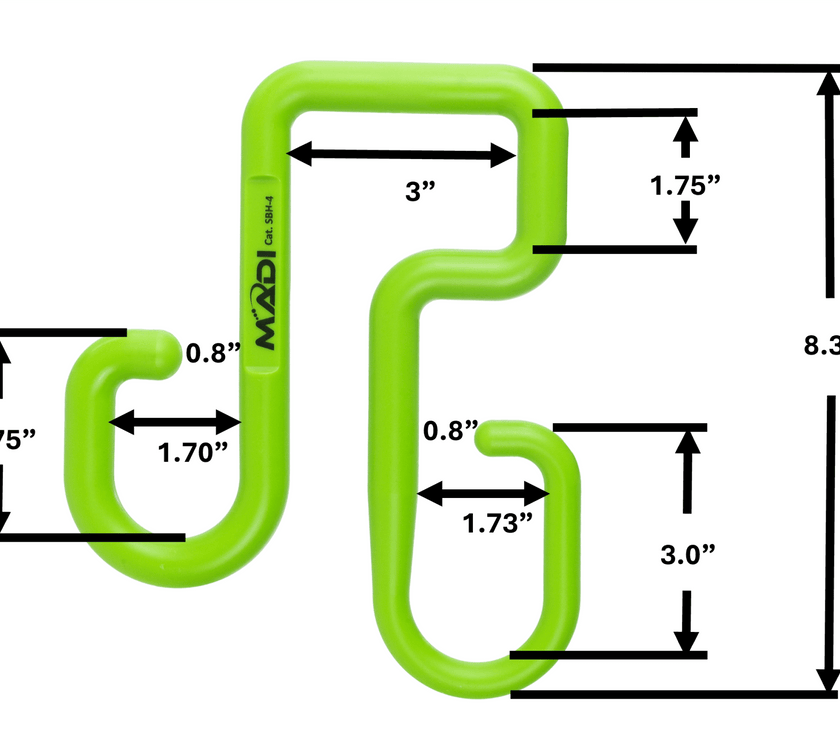 Double Safety Bucket Hook - MADI Lineman Tools