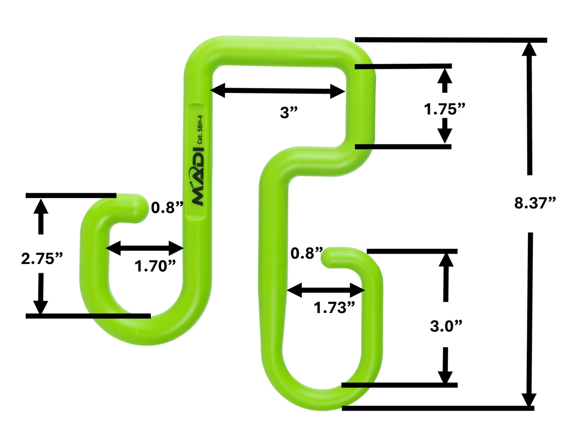 Double Safety Bucket Hook - MADI Lineman Tools