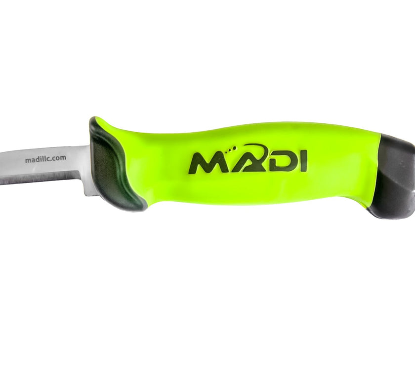 Fixed Blade Safety Blade Skinning Knife - MADI Lineman Tools