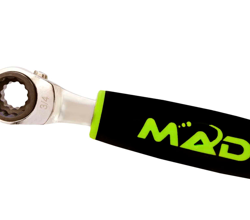 Insulated 4 - in - 1 Ratcheting Speed Wrench - MADI Lineman Tools