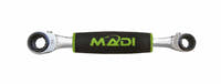 Insulated 4 - in - 1 Ratcheting Speed Wrench - MADI Lineman Tools