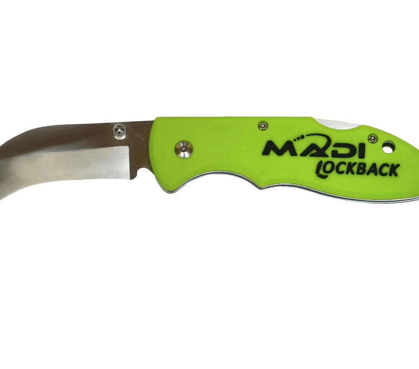 Lockback Blunted Lineman Knife - MADI Lineman Tools