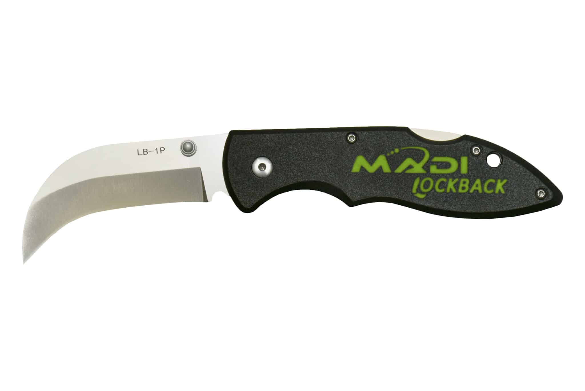 Lockback Pointed Lineman Knife - MADI Lineman Tools