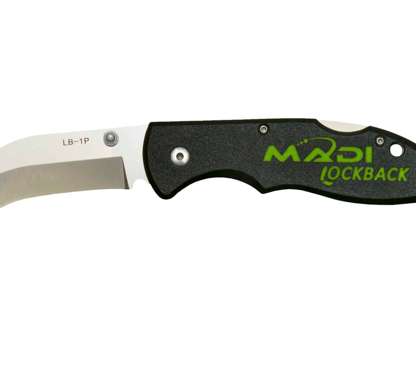 Lockback Pointed Lineman Knife - MADI Lineman Tools
