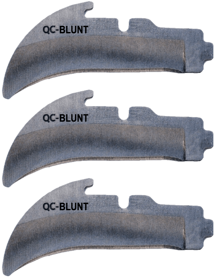 Lockback Quick - Change 3pc Lineman Blunted Blade Pack - MADI Lineman Tools