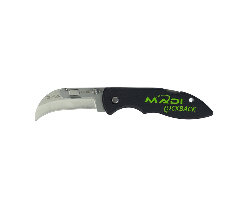 Lockback Quick Change Lineman Knife - MADI Lineman Tools