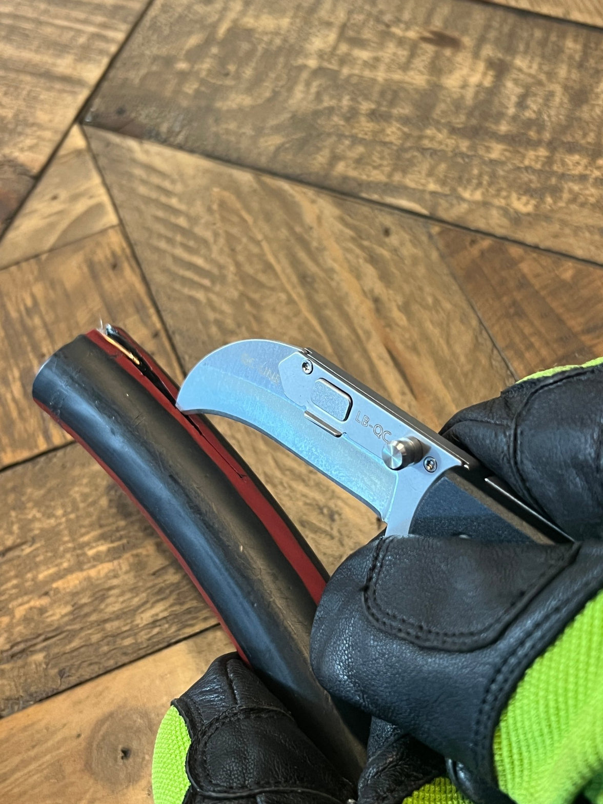 Lockback Quick Change Lineman Knife - MADI Lineman Tools