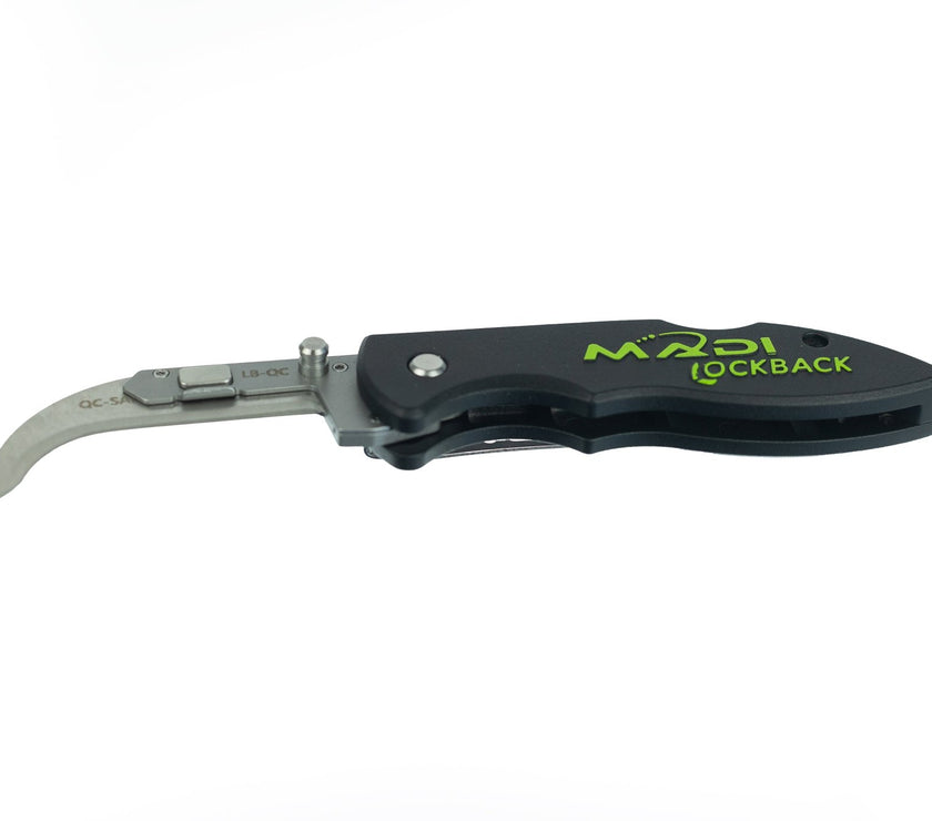 Lockback Quick Change Lineman Knife - MADI Lineman Tools