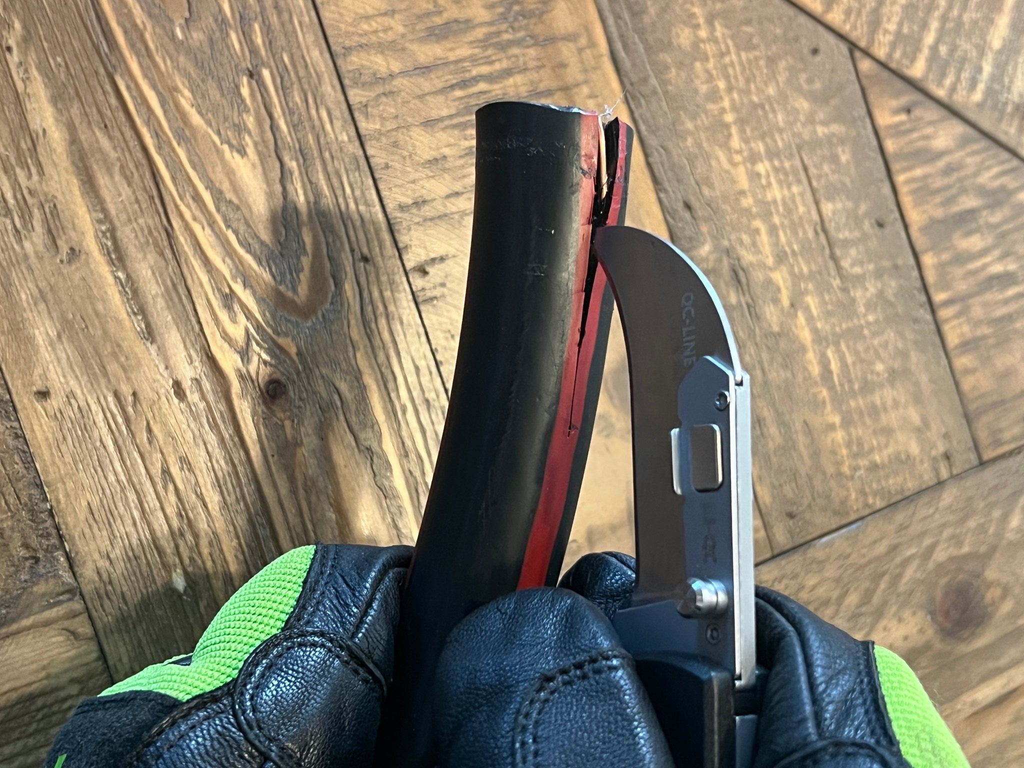 Lockback Quick Change Lineman Knife - MADI Lineman Tools