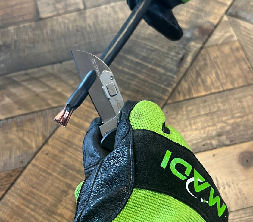 Lockback Quick Change Lineman Knife - MADI Lineman Tools