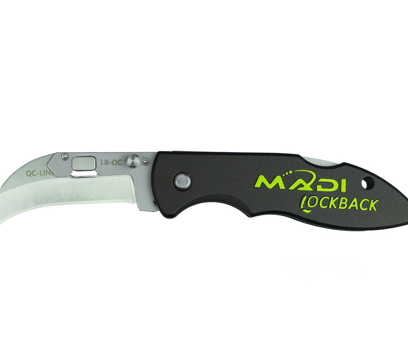 Lockback Quick Change Lineman Knife - MADI Lineman Tools