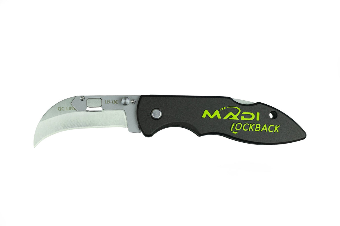 Lockback Quick Change Lineman Knife - MADI Lineman Tools