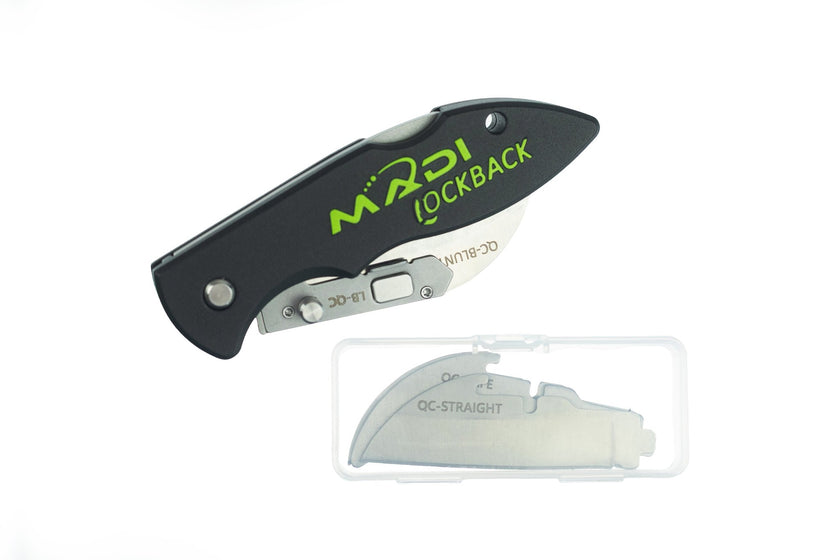 Lockback Quick Change Lineman Knife - MADI Lineman Tools