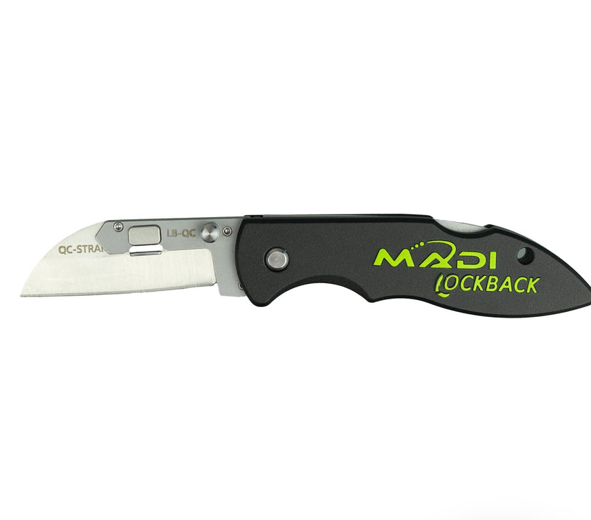Lockback Quick Change Lineman Knife - MADI Lineman Tools