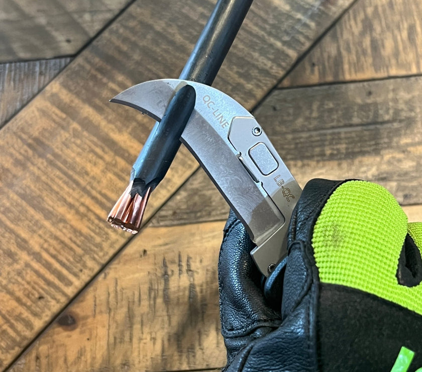 Lockback Quick Change Lineman Knife - MADI Lineman Tools