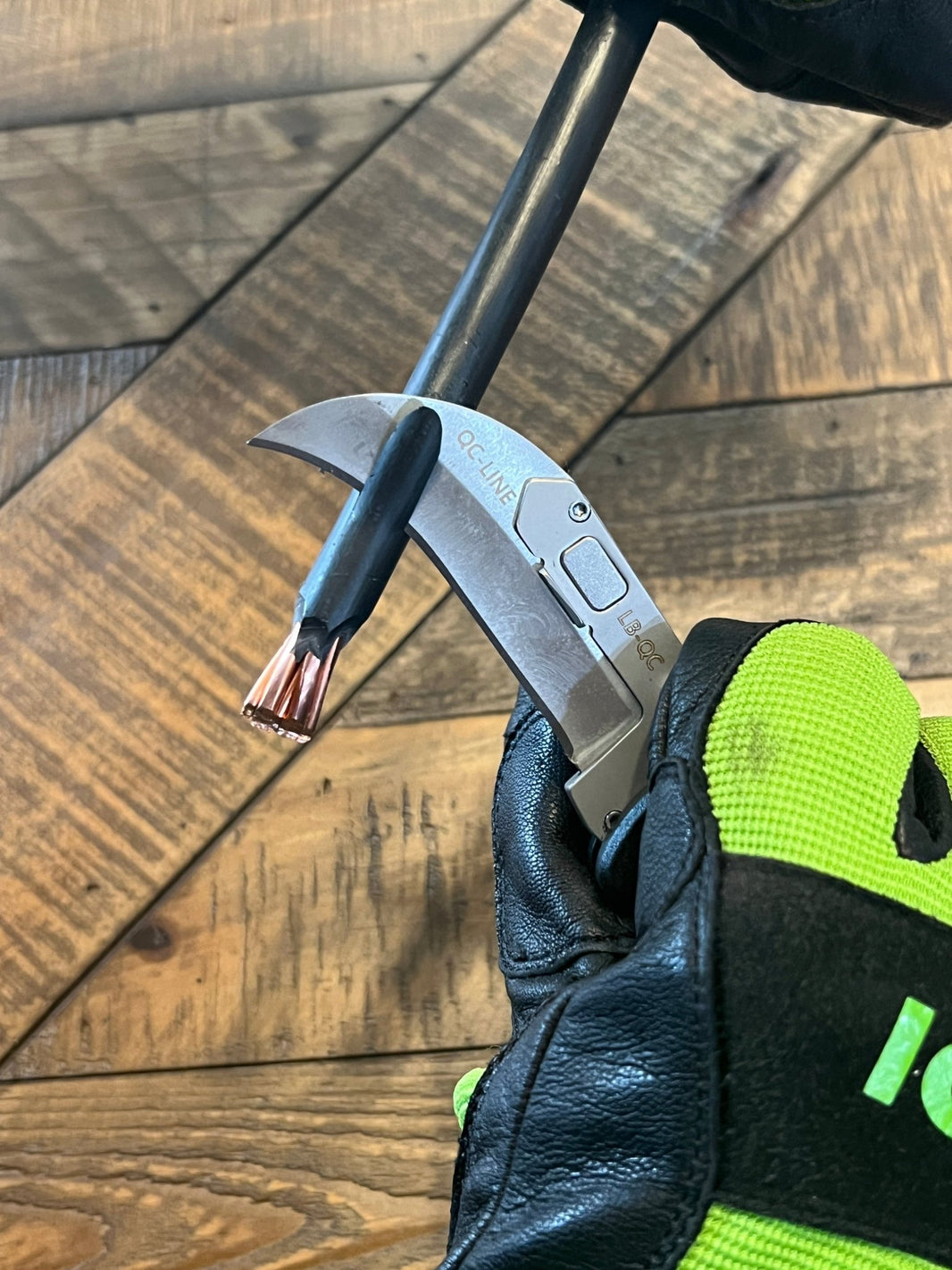 Lockback Quick Change Lineman Knife - MADI Lineman Tools