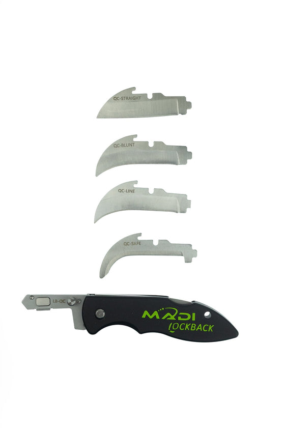 Lockback Quick Change Lineman Knife - MADI Lineman Tools